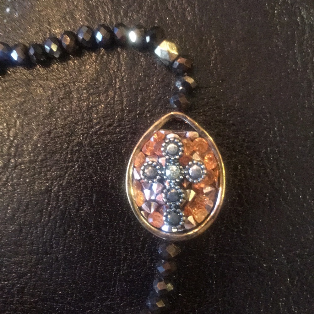 Faith Christian Cross Bracelet Adjust 7-9” - Picture 2 of 5